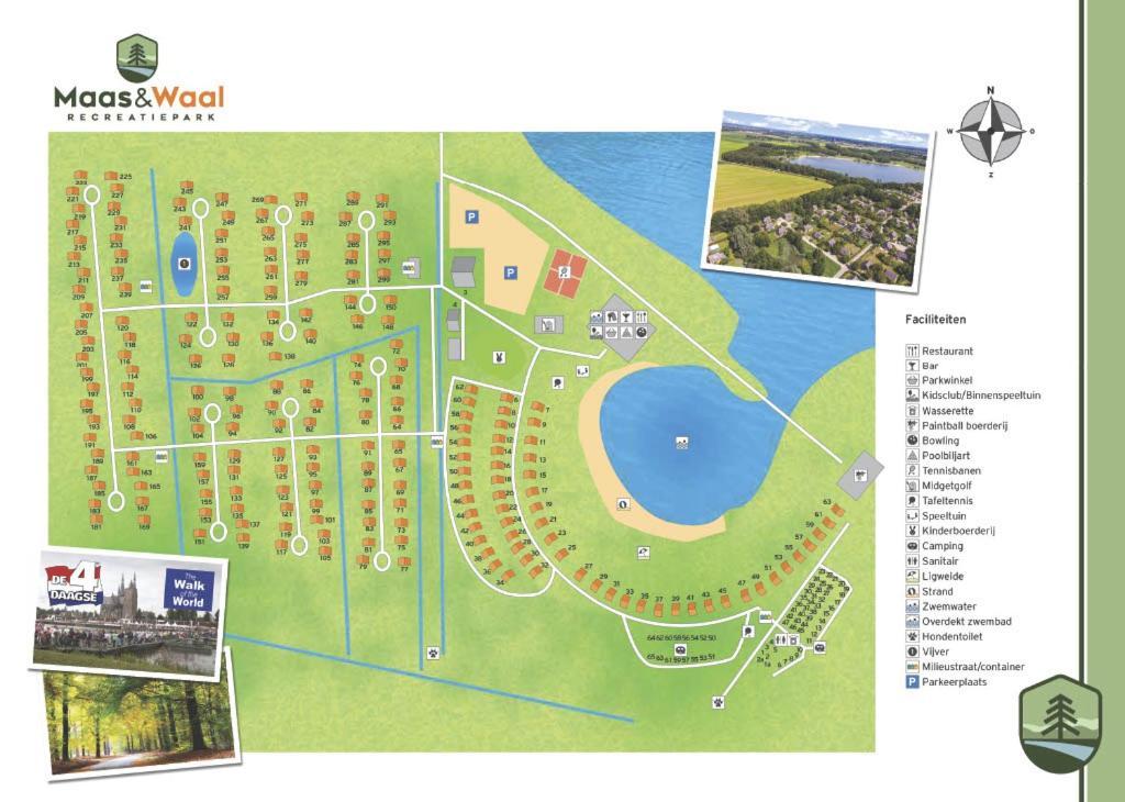 Recreatiewoning Maas En Waal 191 Villa Ewijk Bagian luar foto